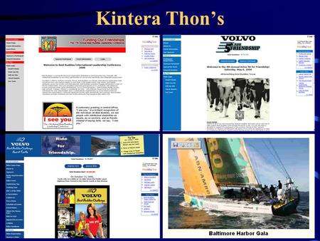 Kintera Thon’s. What is a Kintera Thon Online & offline business Revenue Marketing Advertising Customer Service Accounting Database Selling tickets, seats,