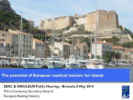 The potential of European nautical tourism for islands