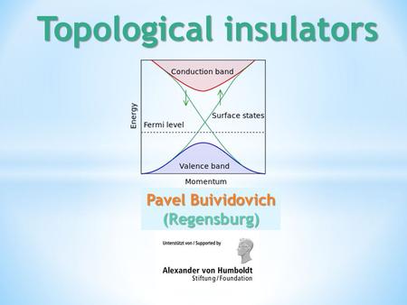 Topological insulators