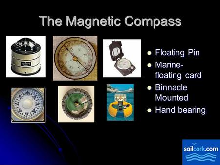 The Magnetic Compass Floating Pin Marine- floating card