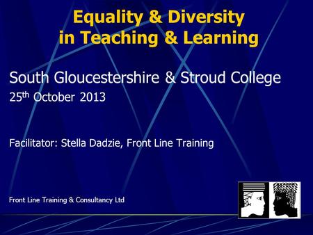 Equality & Diversity in Teaching & Learning