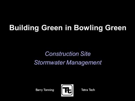 Building Green in Bowling Green