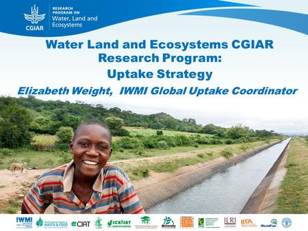 Water Land and Ecosystems CGIAR Research Program: