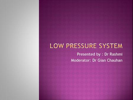 Presented by : Dr Rashmi Moderator: Dr Gian Chauhan.