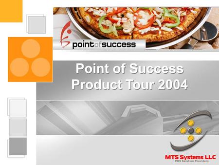 Point of Success Product Tour 2004 The Point of Success System Point of Success includes two separate programs -- The Office Manager program that is.