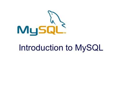 Introduction to MySQL. 2 Road Map  Introduction to MySQL  Connecting and Disconnecting  Entering Basic Queries  Creating and Using a Database.