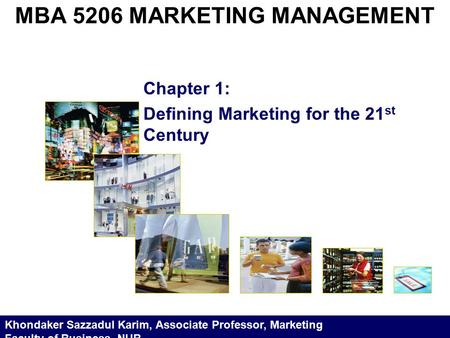 MBA 5206 MARKETING MANAGEMENT