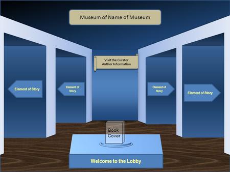 Museum Entrance Welcome to the Lobby Element of Story Element of Story Element of Story Element of Story Museum of Name of Museum Visit the Curator Author.