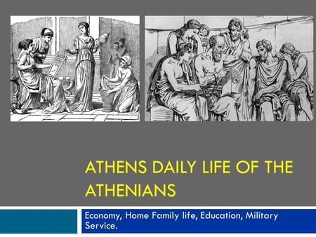 Athens daily life of the Athenians
