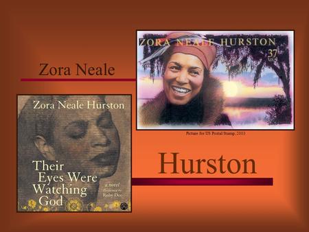 Hurston Picture for US Postal Stamp, 2003 Zora Neale.
