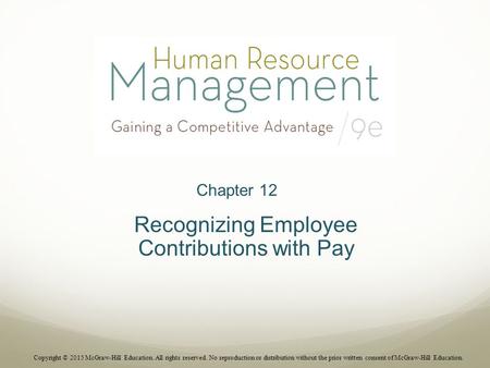 Recognizing Employee Contributions with Pay