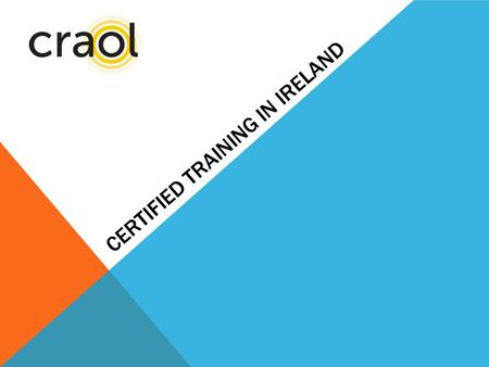 CERTIFIED TRAINING IN IRELAND. FETAC TO QQI FETAC mission is to “make quality assured awards in accordance with national standards within the national.