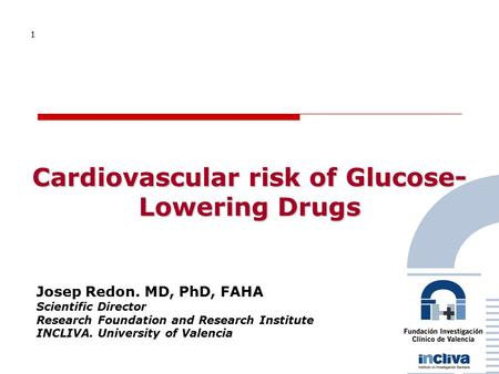 Cardiovascular risk of Glucose-Lowering Drugs