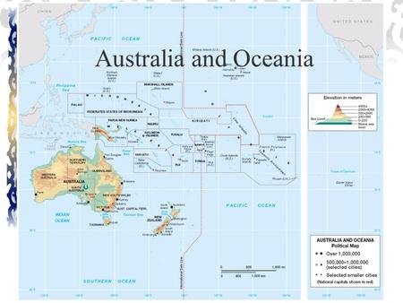 Australia and Oceania.