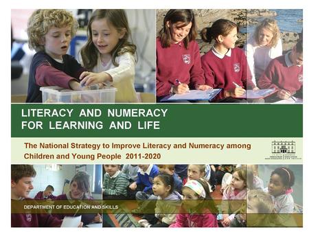 The PDST is funded by the Department of Education and Skills under the National Development Plan, 2007-2013 Literacy & Numeracy for Learning and Life: