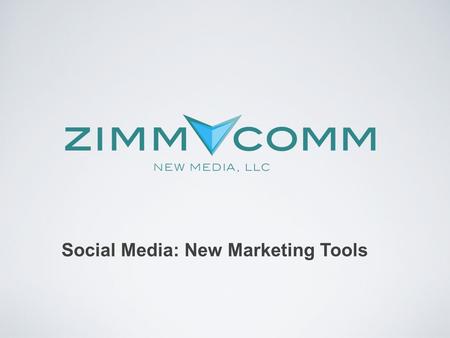 Social Media: New Marketing Tools. Social Media: “Social media is the use of web-based and mobile technologies to turn communication into interactive.