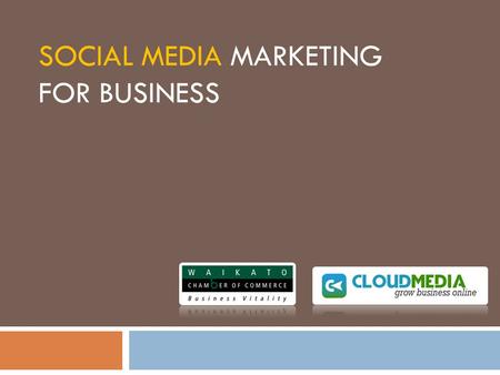 SOCIAL MEDIA MARKETING FOR BUSINESS. The Internet has fundamentally changed the way people find, discover, share, shop, & connect. FACT.