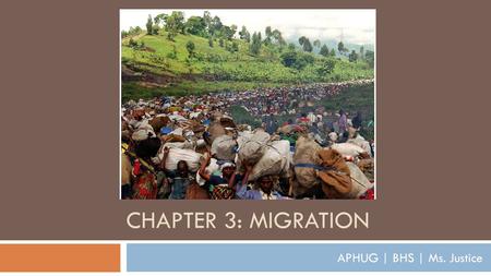 CHAPTER 3: MIGRATION APHUG | BHS | Ms. Justice. Key Question 3.4 How do governments affect migration?