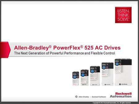 Allen-Bradley® PowerFlex® 525 AC Drives