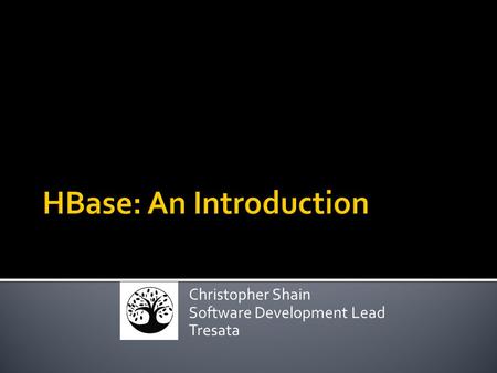 Christopher Shain Software Development Lead Tresata.