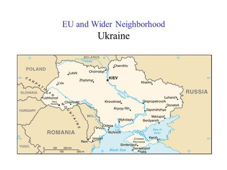EU and Wider Neighborhood Ukraine. EU and Wider Neighborhood Health Gap Main problem –premature adult morbidity and mortality Economic issue –loss of.