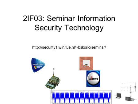 2IF03: Seminar Information Security Technology