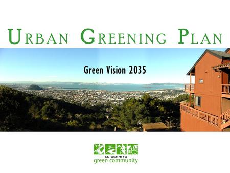 U R B A N G R E E N I N G P L A N Green Vision 2035.