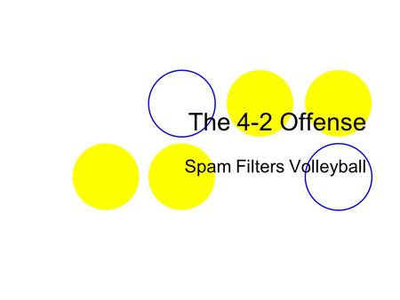 Spam Filters Volleyball