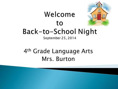 4 th Grade Language Arts Mrs. Burton.  Grade Weight:  Homework: 10%  Classwork: 10%  Comprehension 15%  Writing/Grammar/Quizzes: 25%  Tests: 40%