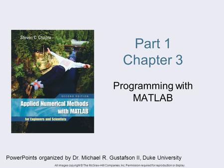 Programming with MATLAB