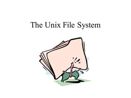 The Unix File System. What are the three parts of every file on a Unix filesystem? And where is each stored? Filename - stored in directories Inode -