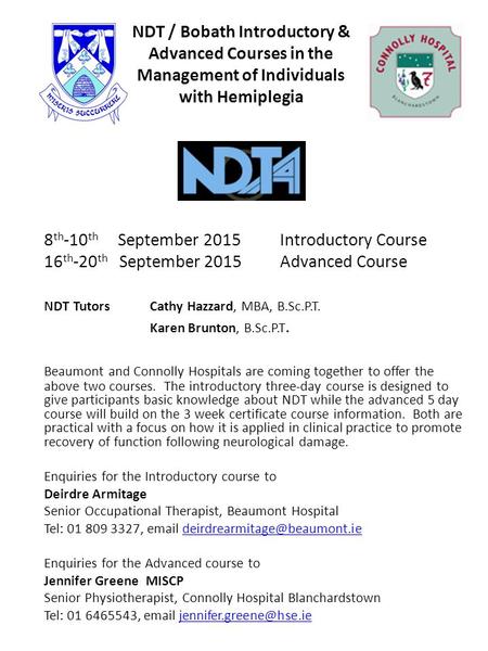 8th-10th September 2015 Introductory Course