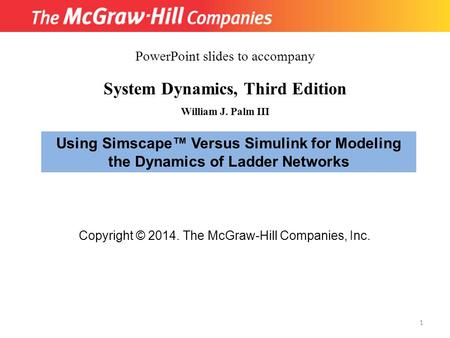 System Dynamics, Third Edition