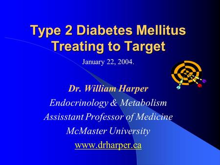 Type 2 Diabetes Mellitus Treating to Target