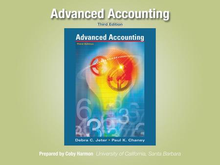Advanced Accounting, Third Edition