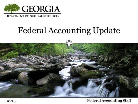 2015Federal Accounting Staff Federal Accounting Update.