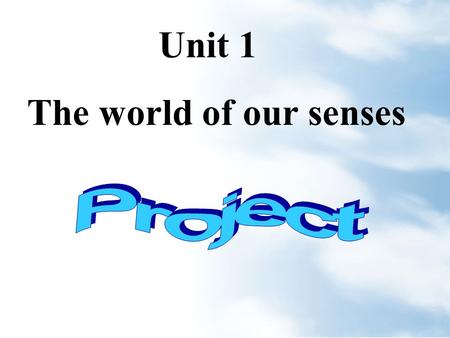 Unit 1 The world of our senses Shark attacks Two thriller films about shark attacks.