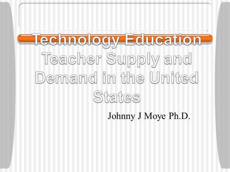 Johnny J Moye Ph.D.. Overview Researcher Background Rational Research Goals Research Limitations Assumptions Study Design Study Results Study Conclusions.