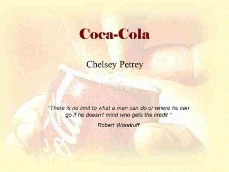 Coca-Cola Chelsey Petrey