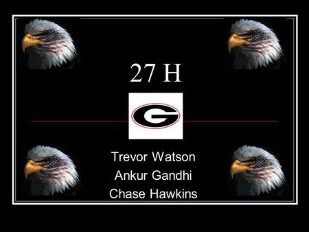 27 H Trevor Watson Ankur Gandhi Chase Hawkins. 27 H. Assess the non-legislative functions of the congressional committees, including their investigation.
