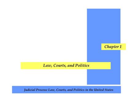 Chapter Topics Courts and Government Courts as Legal Institutions Courts as Political Institutions Courts and Controversy.