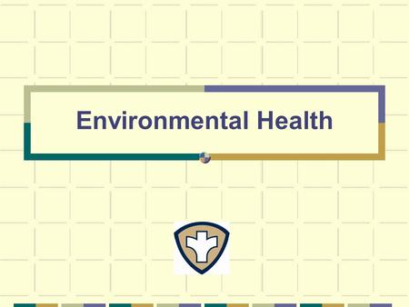 Environmental Health. What is Environmental Health? “Quality of life determined by physical, chemical, biological, social and psychosocial factors in.