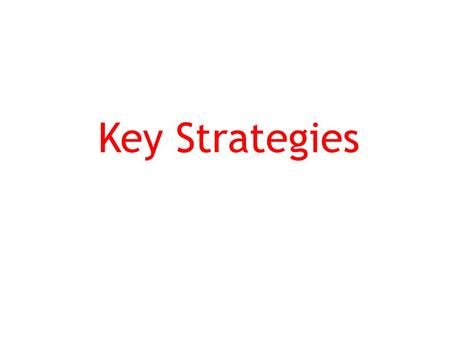 Key Strategies. House to house campaign All houses and premises in the district have to be visited by teams comprising of health, local body staff and.