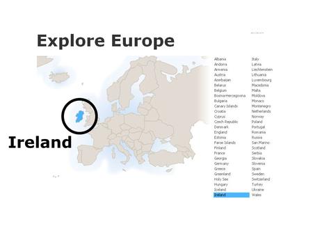 Ireland. Northern Ireland is part of “The United Kingdom...”