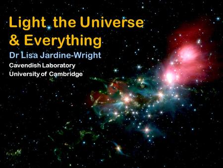 Dr Lisa Jardine-Wright Cavendish Laboratory University of Cambridge.