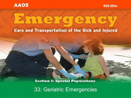 33: Geriatric Emergencies