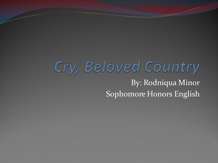 By: Rodniqua Minor Sophomore Honors English. Fear Pain Laughter  This was mentioned earlier in the book about Gertrude’s “bad” laughter with the men,