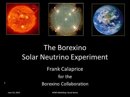 The Borexino Solar Neutrino Experiment