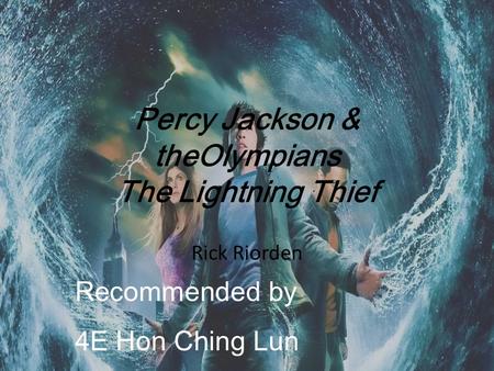 Percy Jackson & theOlympians The Lightning Thief