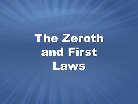 The Zeroth and First Laws. Mechanical energy includes both kinetic and potential energy. Kinetic energy can be changed to potential energy and vice versa.